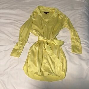Silk shirt dress!